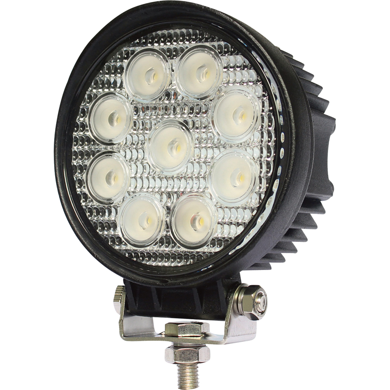 Spot Round LED Work Light Offroad Fog Driving DRL For SUV ATV Truck 27W 4Inch